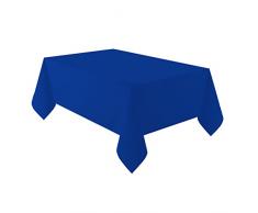 amscan 9915404-209 - Mantel de Papel reciclable, ecolÃ³gico, 2,74 m, Color Azul Marino