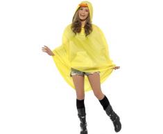 Smiffys Pato Partido Poncho Ducha resistente con bolso de lazo