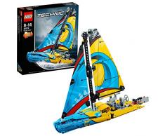 LEGO Technic - Barco de Competición, Juguete de Construcción 2 en 1 (42074)