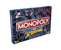 Juego de Mesa Monopoly: Spiderman - Juega como un héroe arácnido - Divertido Juego para niños a Partir de 8 años