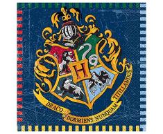 Unique Party - Servilletas de Papel - 16,5 cm - Diseño de Harry Potter - Paquete de 16 (59102)