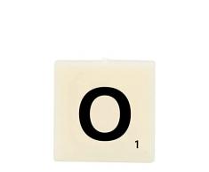 PD-Party Vela Scrabble Letra O Cera 2 X 4 cm Negro/Blanco