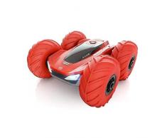 NincoRacers - Aquabound 2 Coche Teledirigido Anfibio y Reversible | Coche Radio Control Todoterreno Condúcelo por Tierra, Agua y Nieve | Neumáticos inflables +6 años | Color Rojo FJNinco (NH93144)