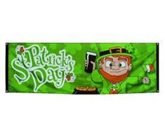 Boland- Banner St Patricks Day - Juego de mesa, Color verde (44903)