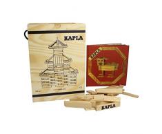 WDK Partner A1204074 Kapla - Juego de construcción (280 Bloques de Madera y 1 libreto)