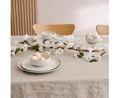 Ginger Ray- Decoración de guirnalda, ideal para Pascua, bodas y eventos, Color blanco (BU-153)