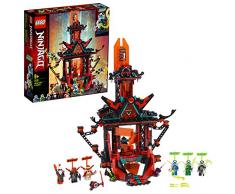 LEGO Ninjago - Templo Imperial de la Locura, Set de Construcción de Edificio de Juguete para Recrear Aventuras, Incluye Minifiguras de Digi Jay, Lloyd y Cole, entre Otros (71712)