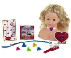 Theo Klein-5236 Princess Coralie Cabeza para Maquillar Y Peinar con Numerosos Accesorios, Juguete, Multicolor 5236