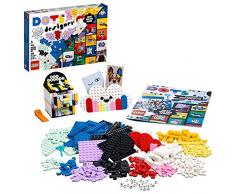 LEGO 41938 Dots Caja de Diseños Creativos, Manualidades para Niños de 7 Años o Más, Juguete, Organizador de Escritorio con Cajones, Marco de Fotos y Portalápices