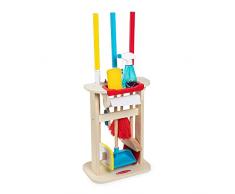 Melissa & Doug Juego De Limpieza Lux Para Niños, Juego de imitación con accesorios para barrer, desempolvar y fregar, Juguete Montessori, Juego creativo, Regalo para niños y niñas de 3 años y más