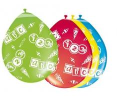 Folat Nuevo Globos látex, 8 Unidades., 30 cm