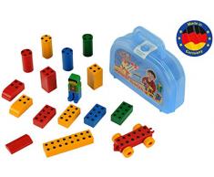 Theo Klein-630 Manetico Maletin con 16 Piezas, Bloques De Construcción Magnéticos, Edad 1+, Juguete, Multicolor (630)