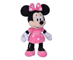 SIMBA TOYS ESPAÑA, S.L. Peluche Minnie con Vestido Rosa 25 cm