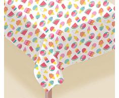 amscan 570123 Just Chillin - Mantel de Franela (1,32 m x 2,28 m, 1 Unidad)