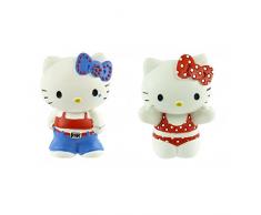Juratoys - B53403 - Figurita - Hello Kitty - caja de regalo - colegiala Hello Kitty Hello Kitty y bikini (Importado de Francia)