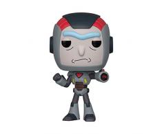 Funko- Pop Figura de Vinilo: Animación: Rick & Morty S6-Rick in Mech Suit Coleccionable, Multicolor, Estándar (40248)