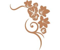 INDIGOS 4051719149937 - Adhesivo decorativo para pared (vinilo, 60 x 10 x 10 cm), color marrón