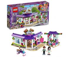 LEGO Friends - Café del Arte de Emma, Juguete con Mini Muñecas Divertido para Construir y Recrear Aventuras para Niñas y Niños de 6 a 12 Años en Heartlake City (41336)