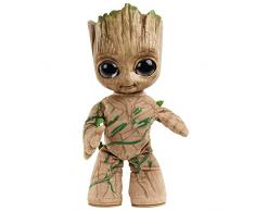Marvel I am Groot Peluche Groot bailón Cuerpo blandito, juguete con luces y sonidos, reacciona con tu voz, regalo +3 años (Mattel HJM23)