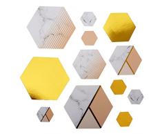 Neviti 772683 - Esparcidor de mesa, diseño de mármol, color melocotón