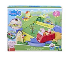 Peppa Pig Peppas - Juego de carril para montar por la ciudad, incluye vehículo y 1 personaje, más de 35 sonidos, a partir de 3 años