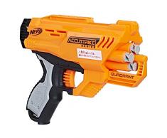 Nerf N-Strike Elite Accustrike Quadrant Pistola de Juguete - Armas de Juguete (Pistola de Juguete, 8 año(s), Niño, Gris, Naranja, De plástico, 4 Pieza(s))