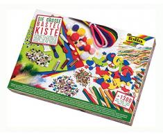 Folia 935 - Caja para manualidades, mezcla de materiales para manualidades y decoración, más de 1300 piezas , color/modelo surtido