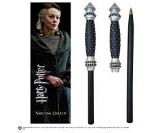 Noble Collection – Harry Potter Varita Bolígrafo y marcapáginas de Narcissa Malfoy, nn7994