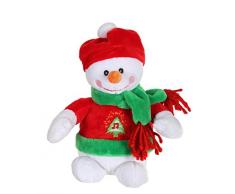 Gipsy 70614-Peluche De Decoración De Navidad, Diseño De Muñeco De Nieve, 24 Cm