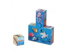 Cayro - Cubos Rompecabezas Madera - Juego Tradicional - Desarrollo de Habilidades cognitivas - Juego de Mesa (880)