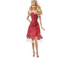 Barbie Collector, Muñeca Fiesta romántica, regalo con caja personalizable (Mattel FXC74)