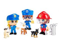 Famosa- Pinypon Action. Figura Emergencia con Perro, Multicolor (700015151)
