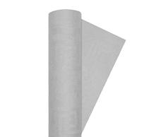 Ciao- Mantel de rollo de papel de damasco (120cm x 7m), gris pastel