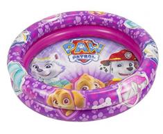 Paw Patrol La Patrulla Canina- Paw PATRO Girl Piscina Hinchable 90 cm (Saica 2215)