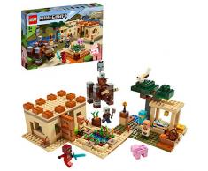 LEGO Minecraft - La Invasión de los Illager, Juguete de Construcción Basado en el Videojuego, Set para Recrear las Aventuras de Minecraft (21160) , color/modelo surtido