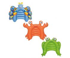 Bestway 42047 - Colchoneta Hinchable Animales Amigos 118x99 cm