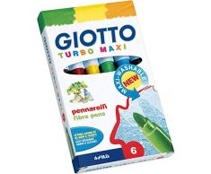 Giotto - Set de 6 rotuladores Turbo Maxi (Fila 4530)