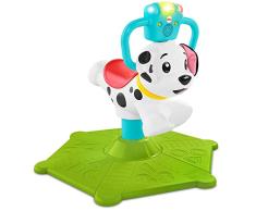 Fisher-Price Cachorro de Rebote y Giro, Juguete Musical estacionario para Montar, Individual, Multicolor, 72 x 72 x 53 Centimeters (Mattel GHY03)