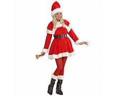 WIDMANN 15492 - Adulto señorita del Traje de Santa, Vestido, cinturón, Capa, Stief Misma Cubierta y la Tapa, tamaño M