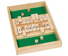 Goki- Shut The Box Juegos de Mesa para 2 Jugadores, (56897)