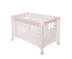 La Nina- Cama DE Viaje Violeta (53X32X32 CM) muñecas, Multicolor (Diset 65072)