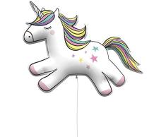 Procos 92444 - Globo de vinilo de unicornio (96 cm, unicornio, helio, globo, cumpleaños, decoración, regalo)