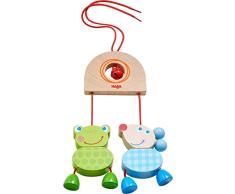 HABA 305232 - Figura Colgante de Juguete, Juguete de bebé para portabebés, Entrenador de Juegos, Cuna y Cochecito, con Cascabel, Juguete de Madera a Partir de 6 Meses