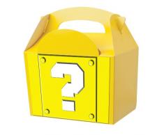 Amscan International – 997408 partido caja de alimentos, color amarillo