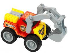 Theo Klein-2445 Hot Wheels Pala Cargadora, Scale 1:24, Juguete, Multicolor (2445)