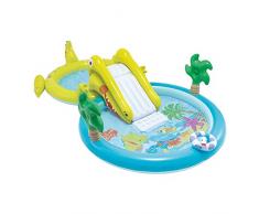 Intex 57164NP - Centro de juegos acuático con tobogán, dos piscinas 180 y 132 litros