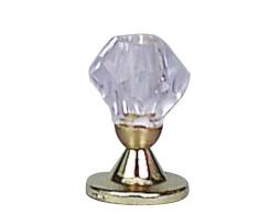Kahlert 10.448 luz - Muñeca Mini Accesorios - pie de Mesa lámpara de Bronce, Cristal de la Pantalla