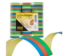 Idena 8274021 - Serpentinas de papel, 3 rollos, multicolor, decoración, cumpleaños, carnaval, fiesta temática