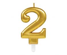 Amscan Vela Cumpleaños Dorado (9901774)