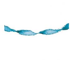 Folat B.V. Guirnalda Deriva Girl Poto Papel crepé, 6 Metros, Color Azul Claro